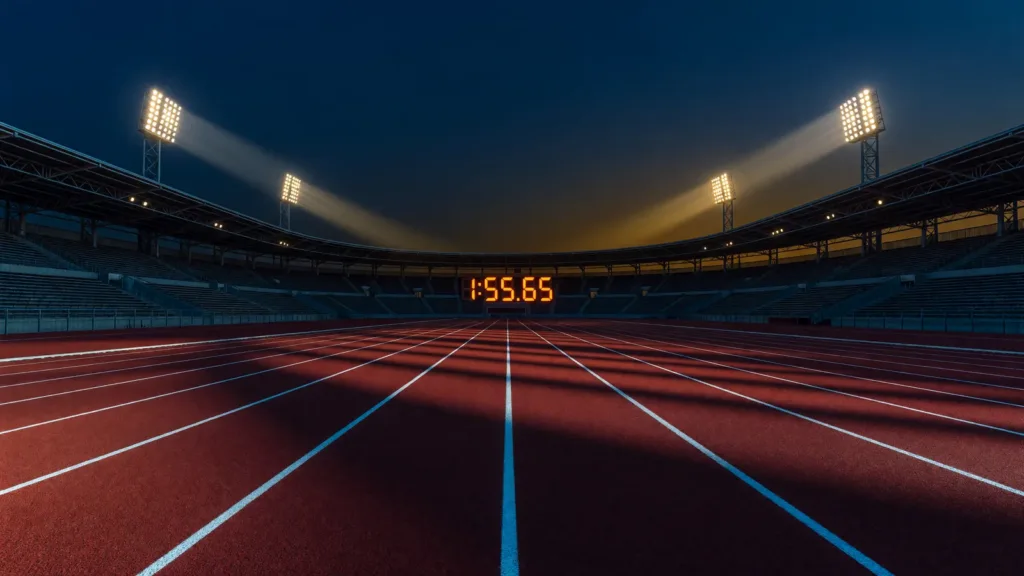 Anaïs Bourgoin pulvérise le record de France du 800 m au Meeting de Paris