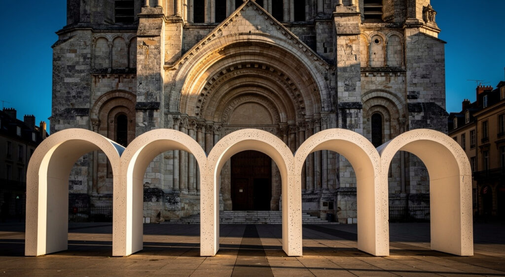Angers : la galerie de Kengo Kuma sur la cathédrale Saint-Maurice, en photos