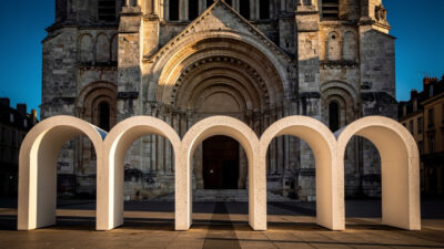 Angers : la galerie de Kengo Kuma sur la cathédrale Saint-Maurice, en photos