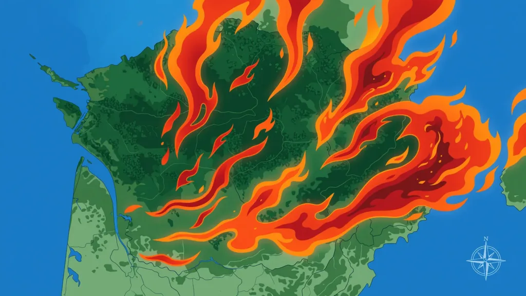 Ardèche : la carte officielle du risque incendie du 23 juin publiée en pleine vigilance rouge canicule