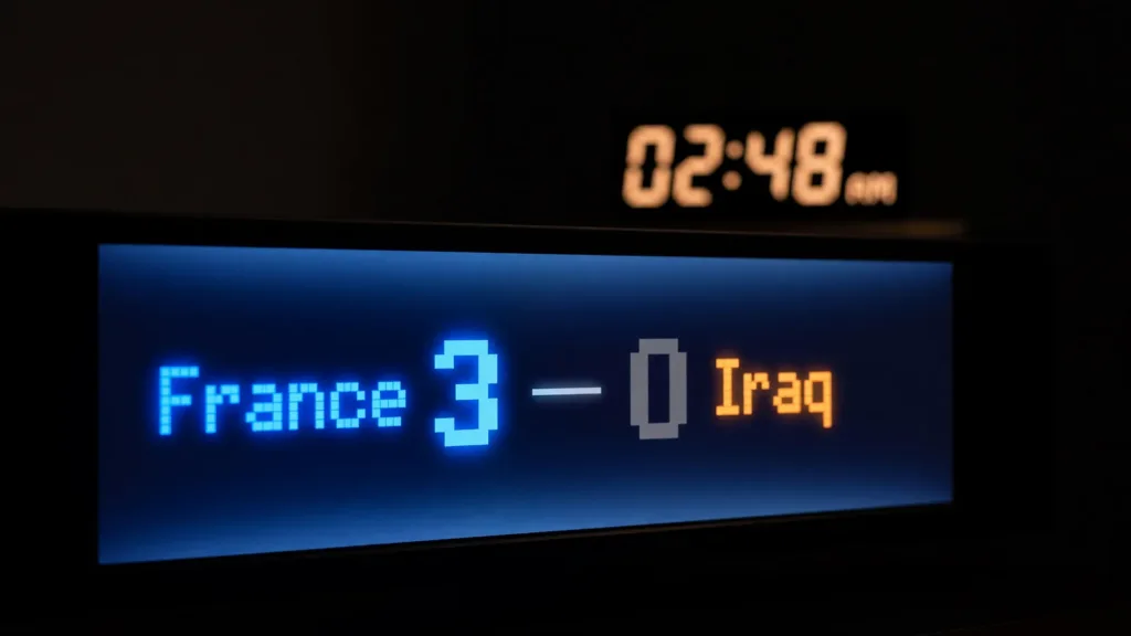 Audience TV record pour France-Irak : les Bleus jusqu'à 3h du matin