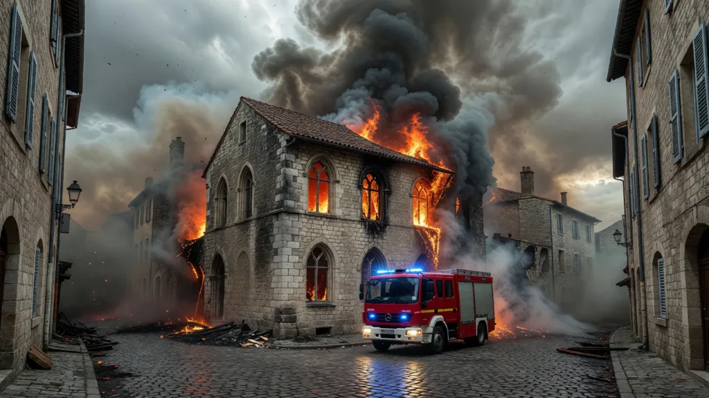 Avignon : incendie rue du Four, 93 pompiers mobilisés, un blessé grave par défenestration