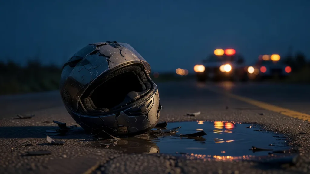 Baie-Mahault : accident deux-roues boulevard Destreland, motard 45 ans en urgence au CHU