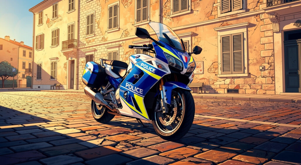 Bastia : la Police nationale 2B partage un #JeudiPhoto d&rsquo;un enfant sur une moto
