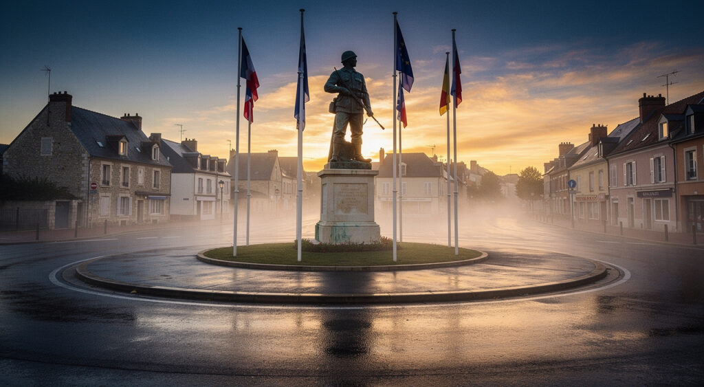 Bayeux : cérémonie alliée en hommage à Eisenhower avec sa petite-fille