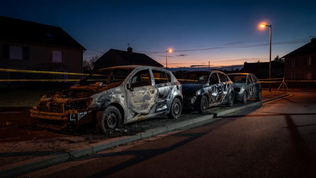 Béziers (La Devèze) : deux hommes interpellés après l'incendie d'une voiture cette nuit, l'un hospitalisé pour brûlures