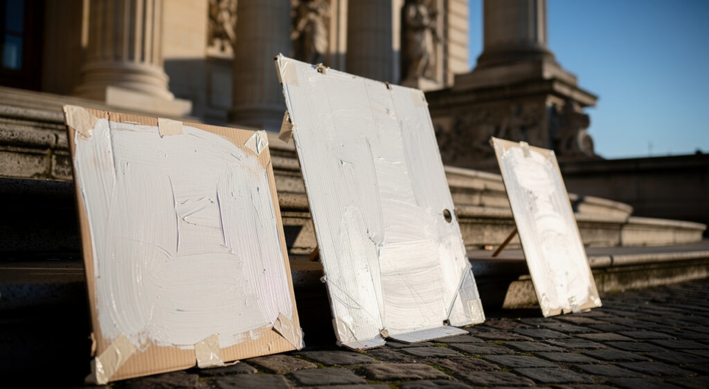 Béziers : les avocats manifestent contre la réforme SURE et la vidéo fictive du ministère