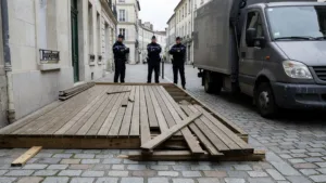 Blois : la terrasse illégale du bar Brooklyn démontée par la mairie