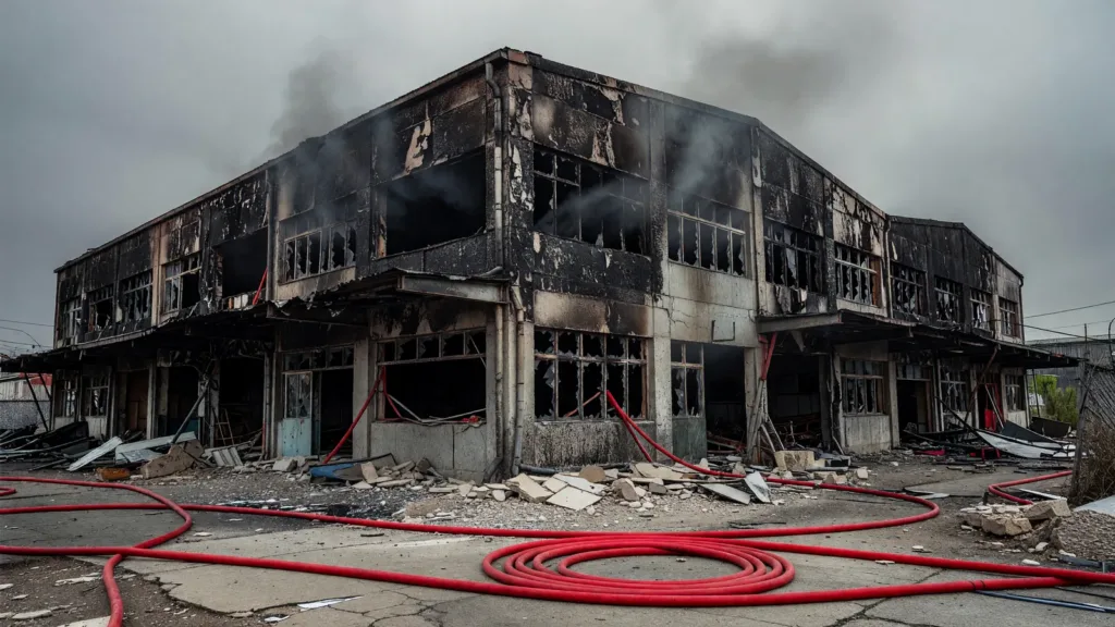 Bobigny : 170 pompiers maîtrisent un incendie dans un entrepôt de 4 000 m²