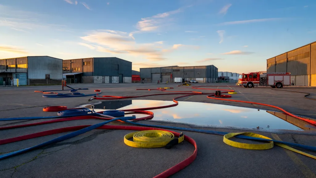Bollène : l'incendie de palettes dans la zone du Tardier maîtrisé sans faire de blessé