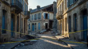 Bordeaux : la toiture d&rsquo;un immeuble en rénovation s&rsquo;effondre rue Marbotin, six personnes évacuées