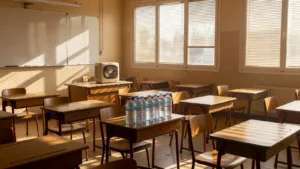 Bordeaux : le DASEN et le maire visitent les écoles pour déployer le plan canicule
