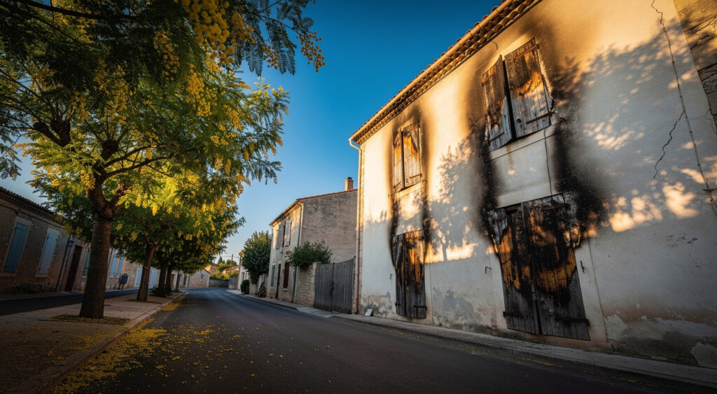 Bormes-les-Mimosas : deux familles sinistrées après l'incendie avenue Lou Mistraou