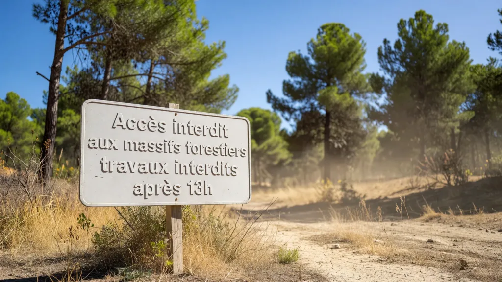 Bouches-du-Rhône : travaux interdits après 13h dans les massifs ce mardi