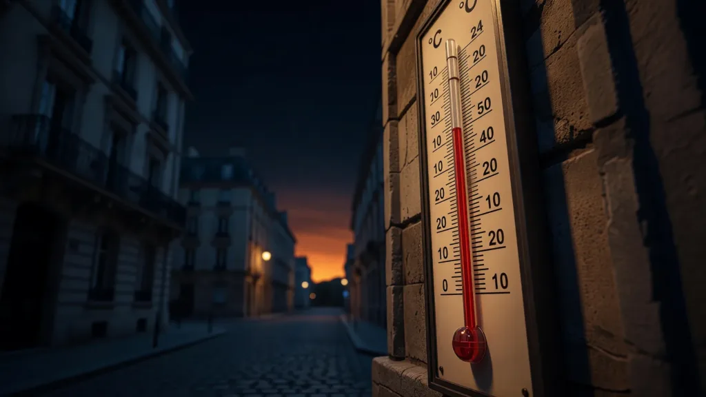 Bourges : record de chaleur nocturne à 24,1 °C, déjà battu la nuit suivante