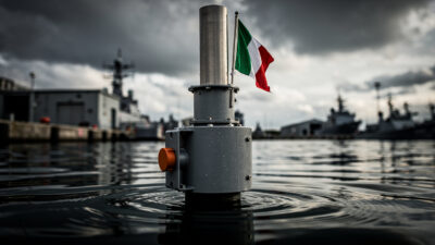 Brest : le sous-marin italien Romeo Romei a quitté la base navale le 29 mai