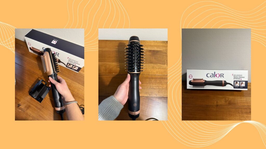 Brosse soufflante Reverso 2-en-1