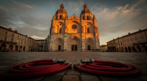 Cahors : exercice de sécurité civile autour de la cathédrale Saint-Étienne