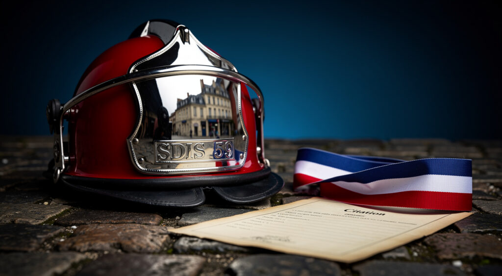 Cambrai : le préfet Bertrand Gaume rend hommage aux sapeurs-pompiers du Nord