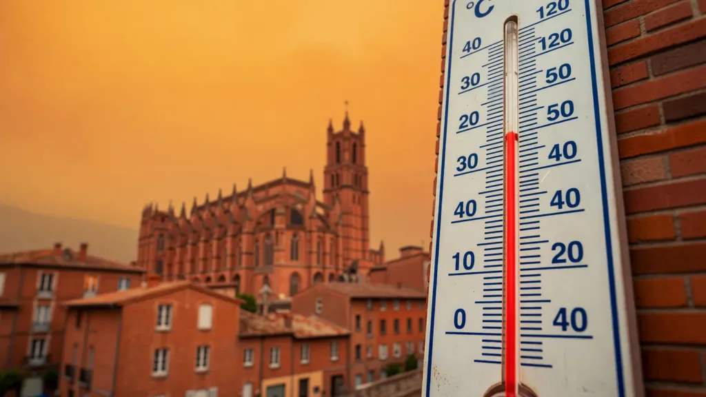 Canicule : 41 °C relevés à Albi, vigilance rouge maintenue dans le Tarn