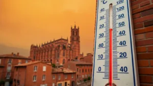 Canicule : 41 °C relevés à Albi, vigilance rouge maintenue dans le Tarn