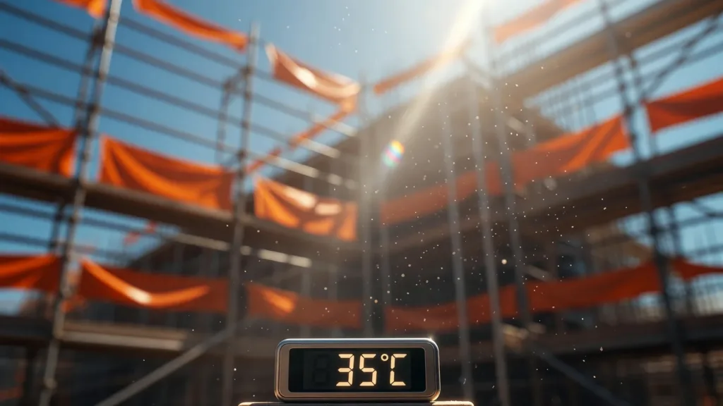 Canicule dans le Doubs : horaires des chantiers du BTP élargis dès 5h pour protéger les ouvriers