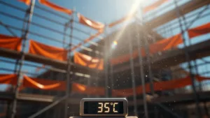 Canicule dans le Doubs : horaires des chantiers du BTP élargis dès 5h pour protéger les ouvriers