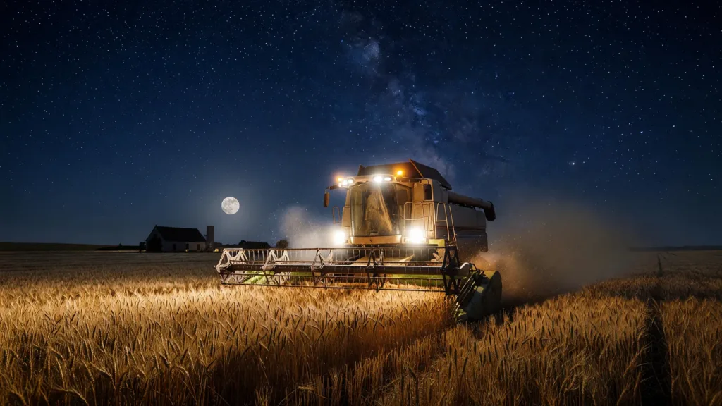 Canicule dans les Deux-Sèvres : à Lezay, les agriculteurs moissonnent la nuit