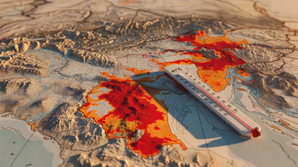 Canicule en Ardèche : la préfecture publie la carte du risque incendie du 26 juin