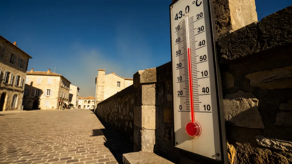 Canicule en Corrèze : 43°C record lundi, puis 41,6°C mercredi à Brive