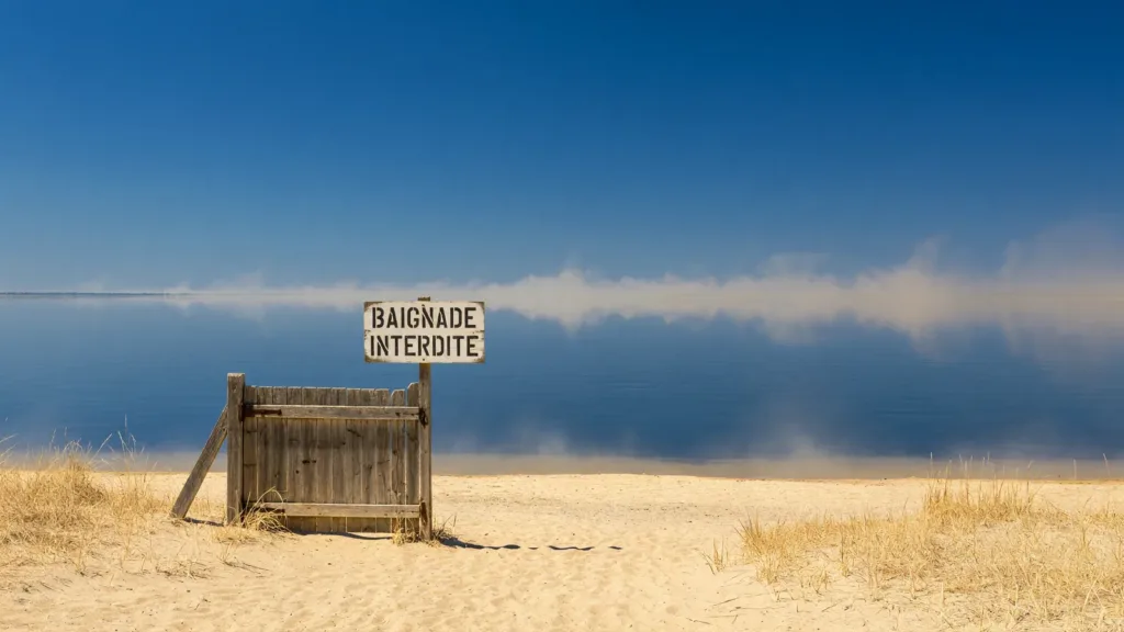 Canicule : la baignade et les activités nautiques interdites au lac de Montaubry au Breuil