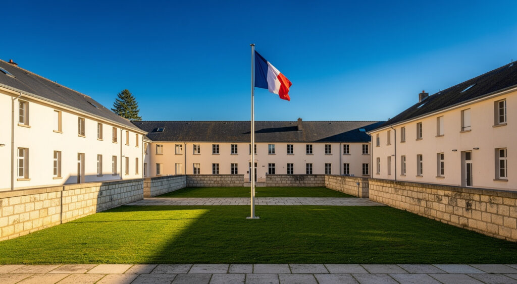 Cantal : trois brebis saisies pour maltraitance tondent désormais la pelouse de la caserne d&rsquo;Aurillac