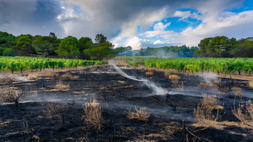 Carcassonne : 80 pompiers maîtrisent un incendie de 5 hectares près de la ville