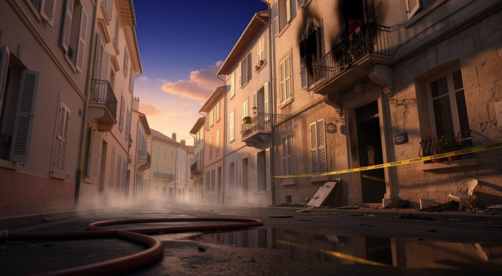 Carcassonne : une femme de 50 ans secourue en urgence absolue après un incendie rue Gabriel-Fauré