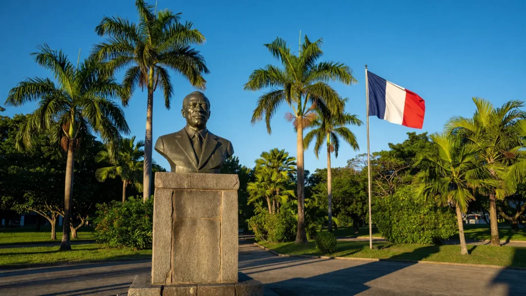 Cayenne : SDIS 973 et Police nationale à la commémoration du 18 juin