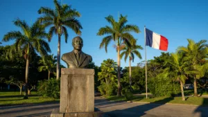 Cayenne : SDIS 973 et Police nationale à la commémoration du 18 juin
