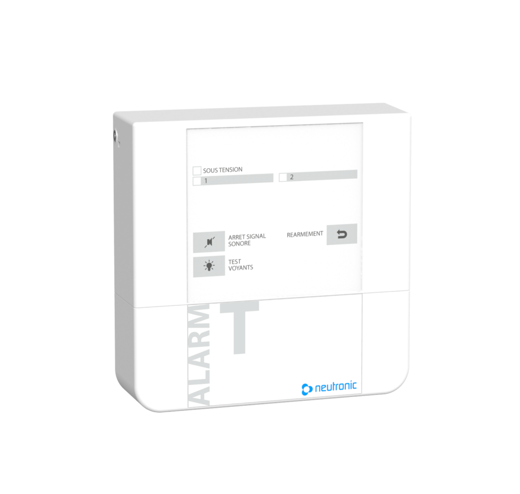 Centrale alarme technique 2 zones