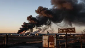 Chambly : l&rsquo;incendie de l&rsquo;ancien camp de Roms maîtrisé après cinq jours, contrôles de toxicité négatifs