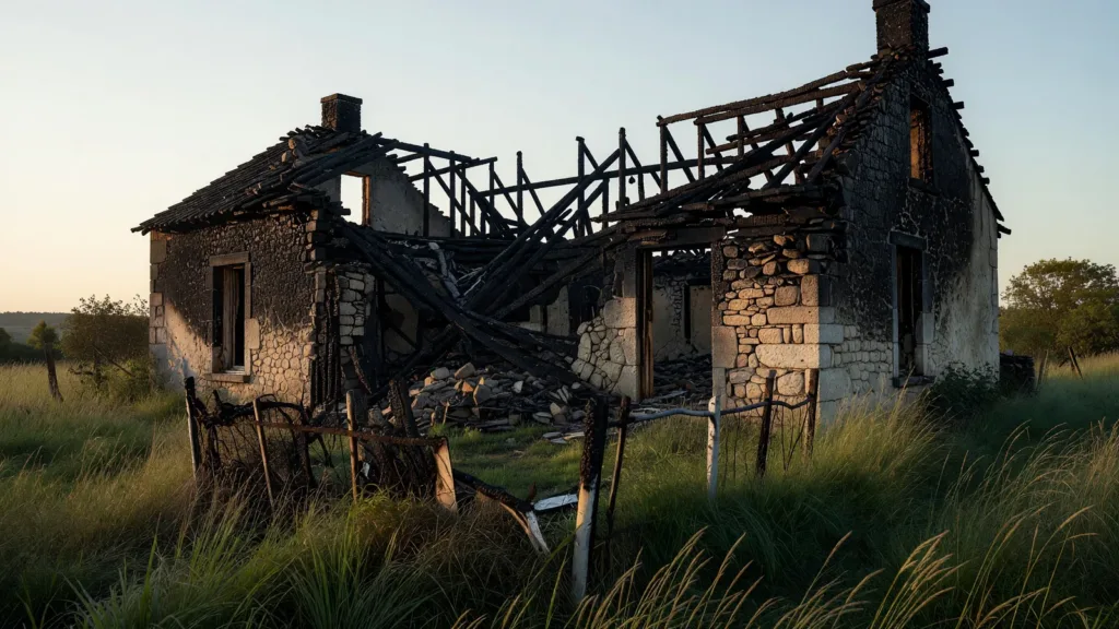 Charente : réveillé par son voisin, il échappe de peu à l'incendie de sa maison