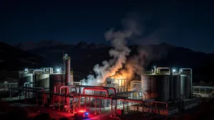 Château-Arnoux-Saint-Auban : incendie près d&rsquo;une plateforme chimique maîtrisé