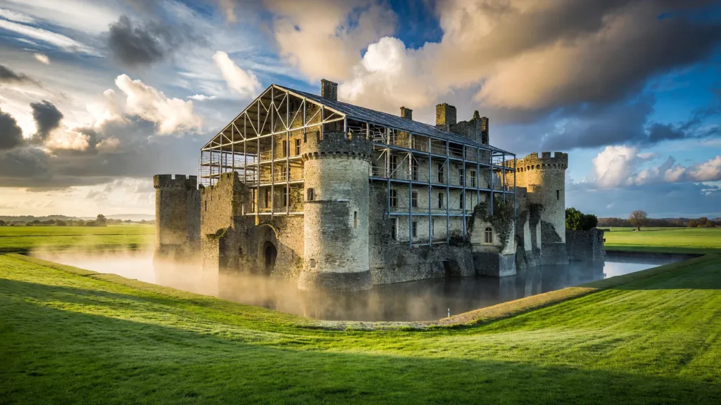 Château de Médavy : neuf mois après l'incendie, le défi d'une reconstruction à 14 millions d'euros