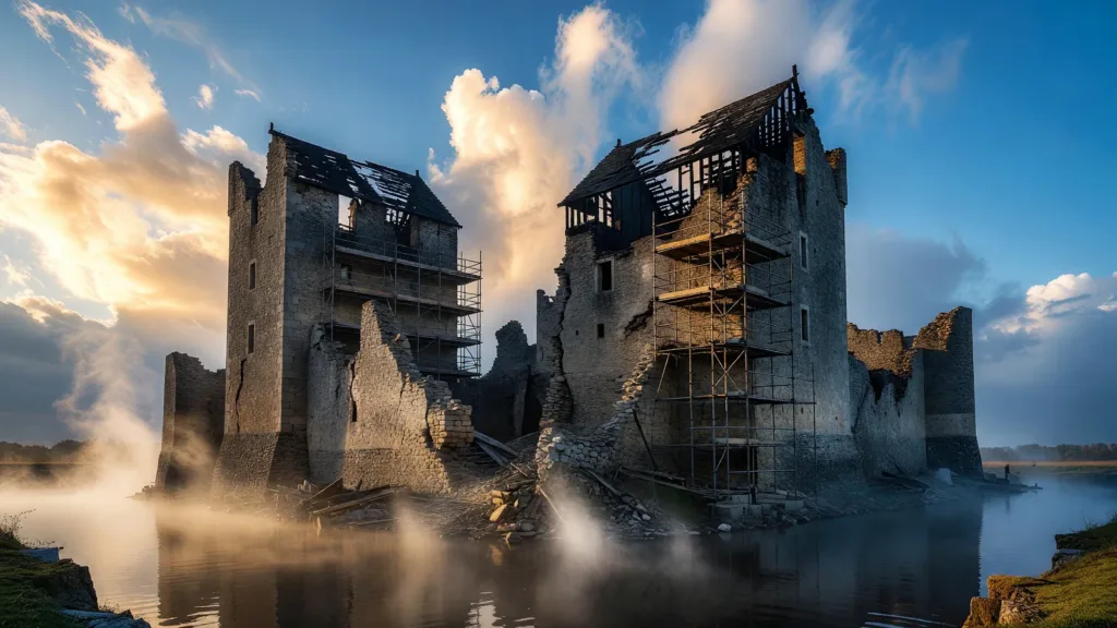 Château de Médavy : reconstruction à 14 M€ après l'incendie, soutien du Loto du Patrimoine