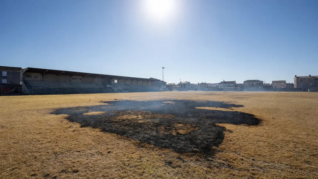 Châteaudun : un début d'incendie rapidement maîtrisé au stade Kléber-Picard en pleine canicule