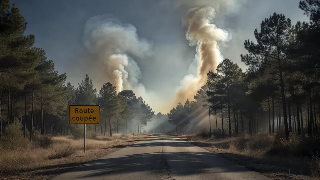 Cher : 60 pompiers mobilisés contre un incendie de forêt à Ménétréol-sur-Sauldre