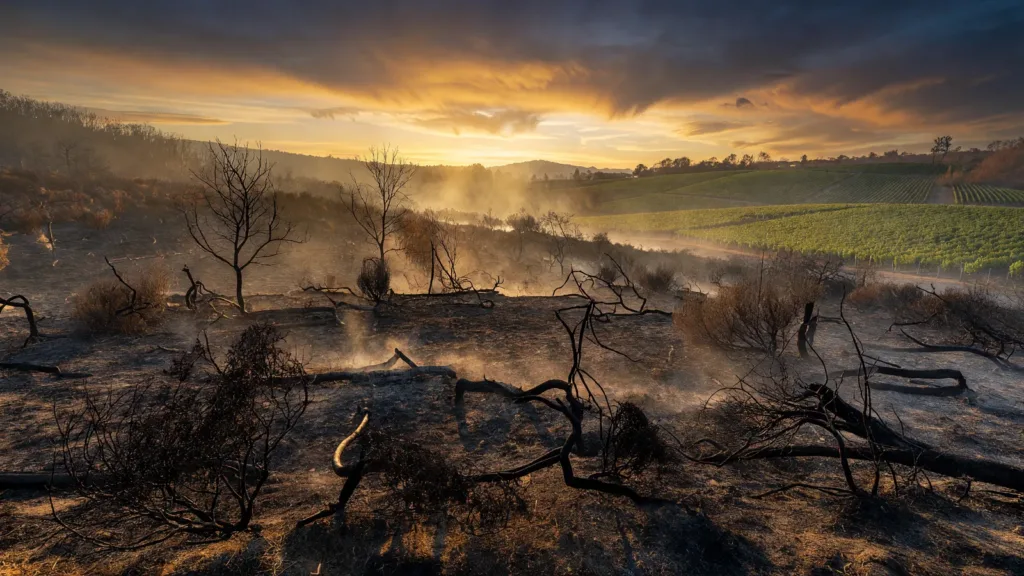 Chiroubles : près de trois hectares de végétation détruits dans un incendie au lieu-dit Javernand