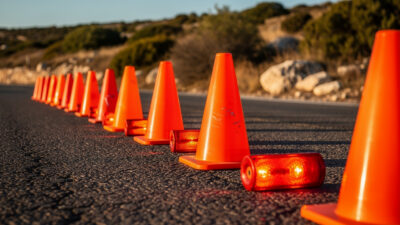 Choc frontal sur la RD 427 à Cabrières (Gard) : 4 blessés dont 2 enfants