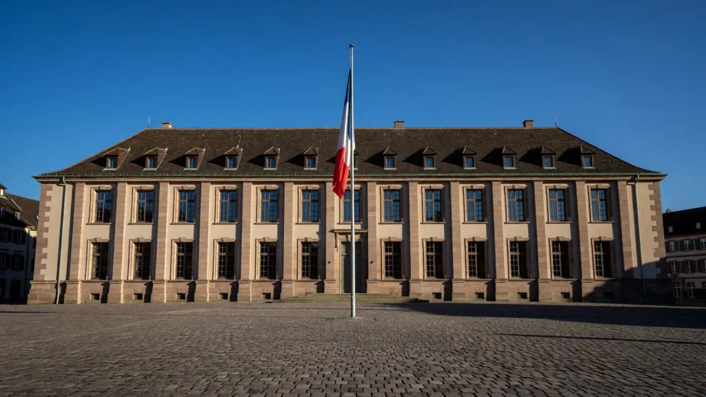 Colmar : minute de silence à la préfecture en hommage à l'adjudant Dorian Larigaudrie