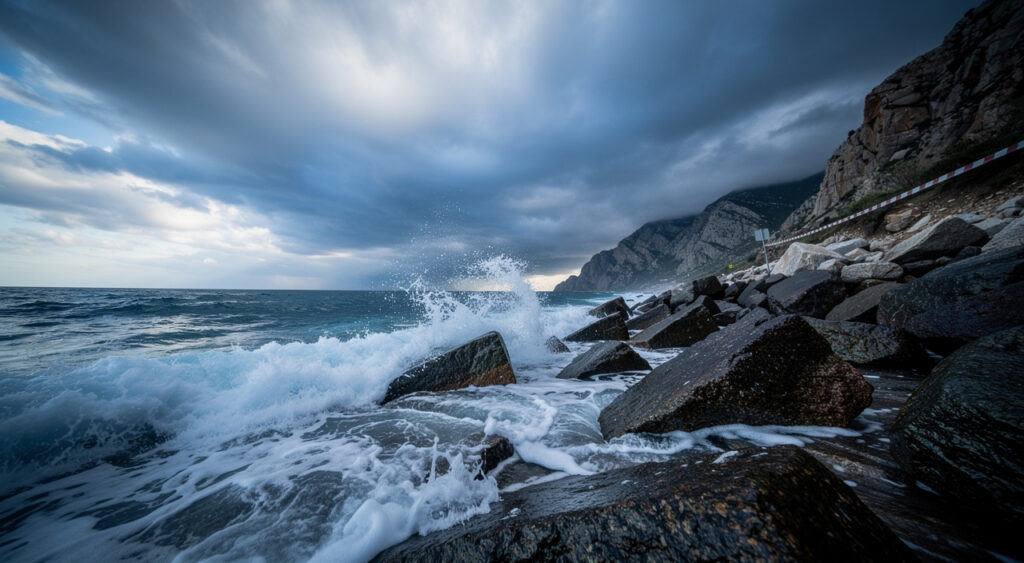 Corse-du-Sud : alerte fortes vagues sur la façade ouest ce mercredi, baignade dangereuse de 6h à 23h