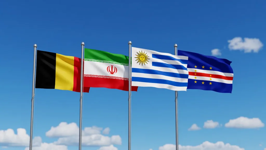 Coupe du monde 2026 : Belgique et Uruguay en quête d’un premier succès face à l’Iran et au Cap-Vert