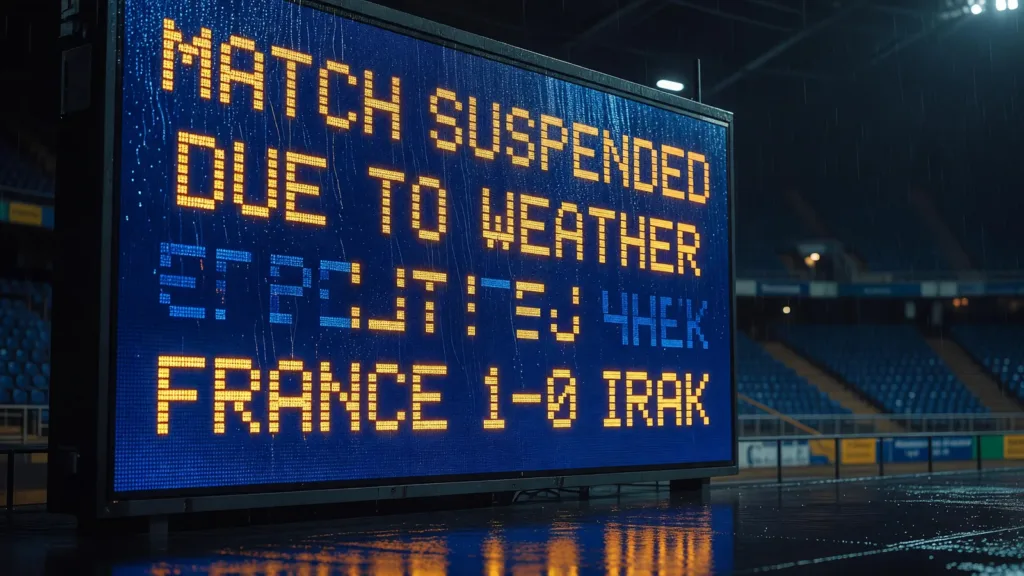 Coupe du monde 2026 : France-Irak interrompu deux heures par des orages à Philadelphie